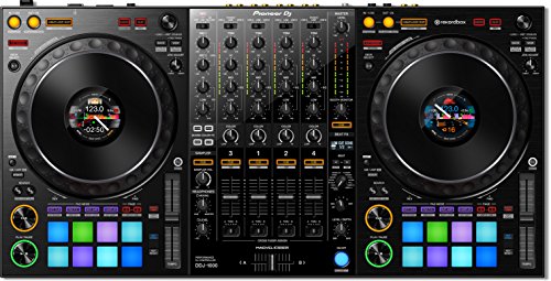 Pioneer DJ DDJ-1000 - 4-deck USB DJ Control Surface and 4-channel Mixer, with Rekordbox DJ Software, Dual USB Ports, LCD Jog Display, and 16 Multicolor Performance Pads