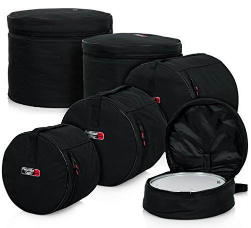 Gator Protechtor Series 5 piece Padded Drum Bag Set for Standard Kits; 22