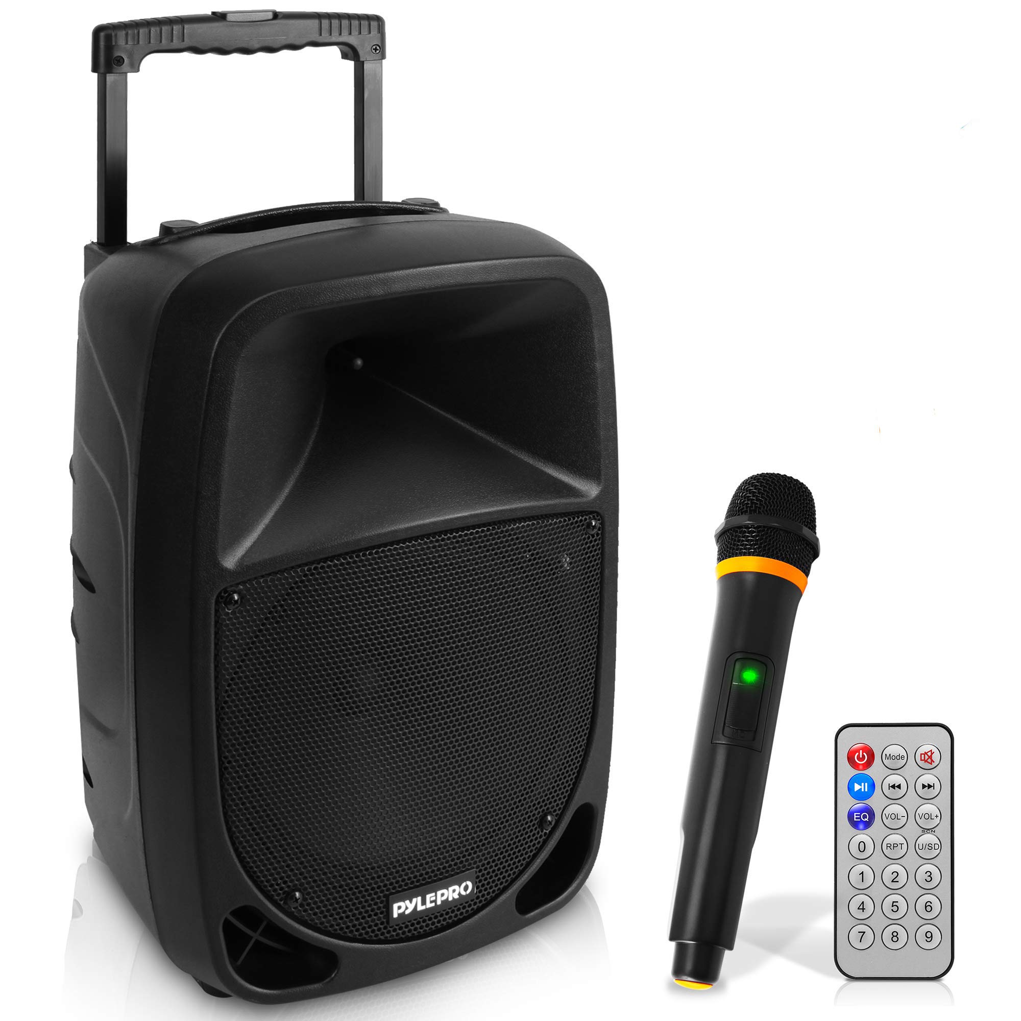 Pyle 1000W Portable Bluetooth PA Speaker - 10'' Karaoke...