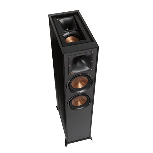 Klipsch R-625FA Powerful detailed Floorstanding Single Home Speaker Black