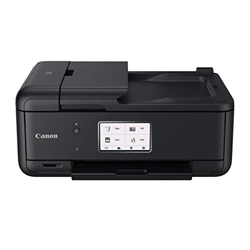 Canon TR8520 All-In-One Printer For Home Office |Wireless | Mobile Printing | Photo and Document Printing, AirPrint(R) and Google Cloud printing, Black