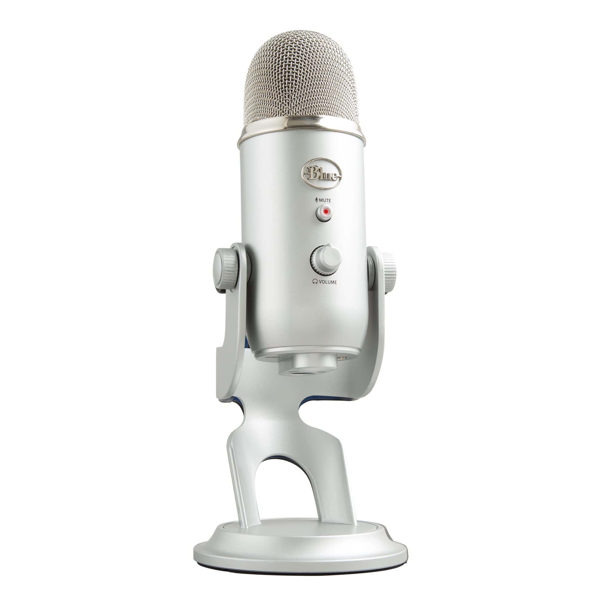  BLUE MICROPHONES Logitech for Creators Blue Yeti USB Microphone for Gaming, Streaming, Podcasting, Twitch, YouTube, Discord, Recording for PC and Mac, 4 Polar Patterns, Studio Quality Sound, Plug &...