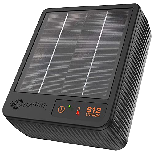 Gallagher S12 Solar Electric Fence Charger | Powers Up ...
