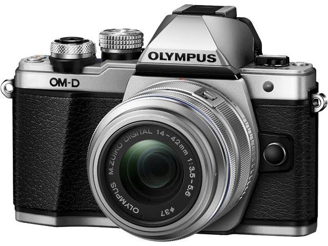 Olympus OM-D E-M10 Mark II Mirrorless Digital Camera with 14-42mm EZ Lens (Silver)