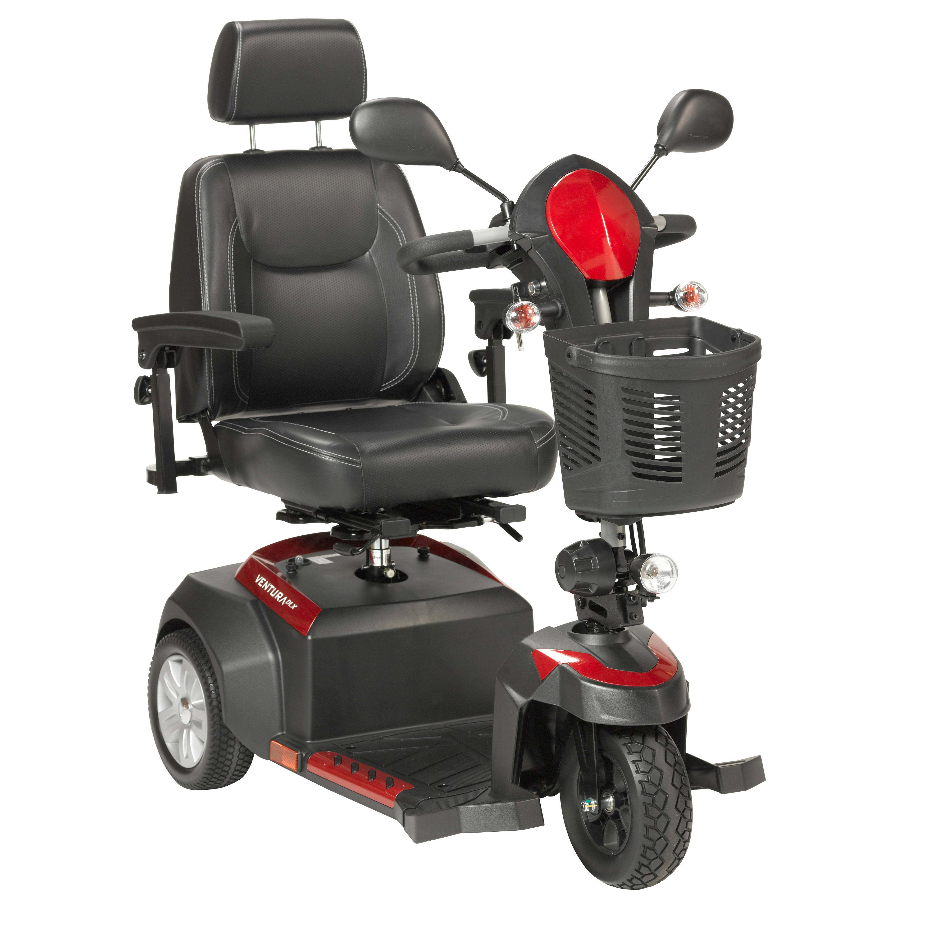 Drive Medical Ventura Power Mobility Scooter, 3 Wheel, ...