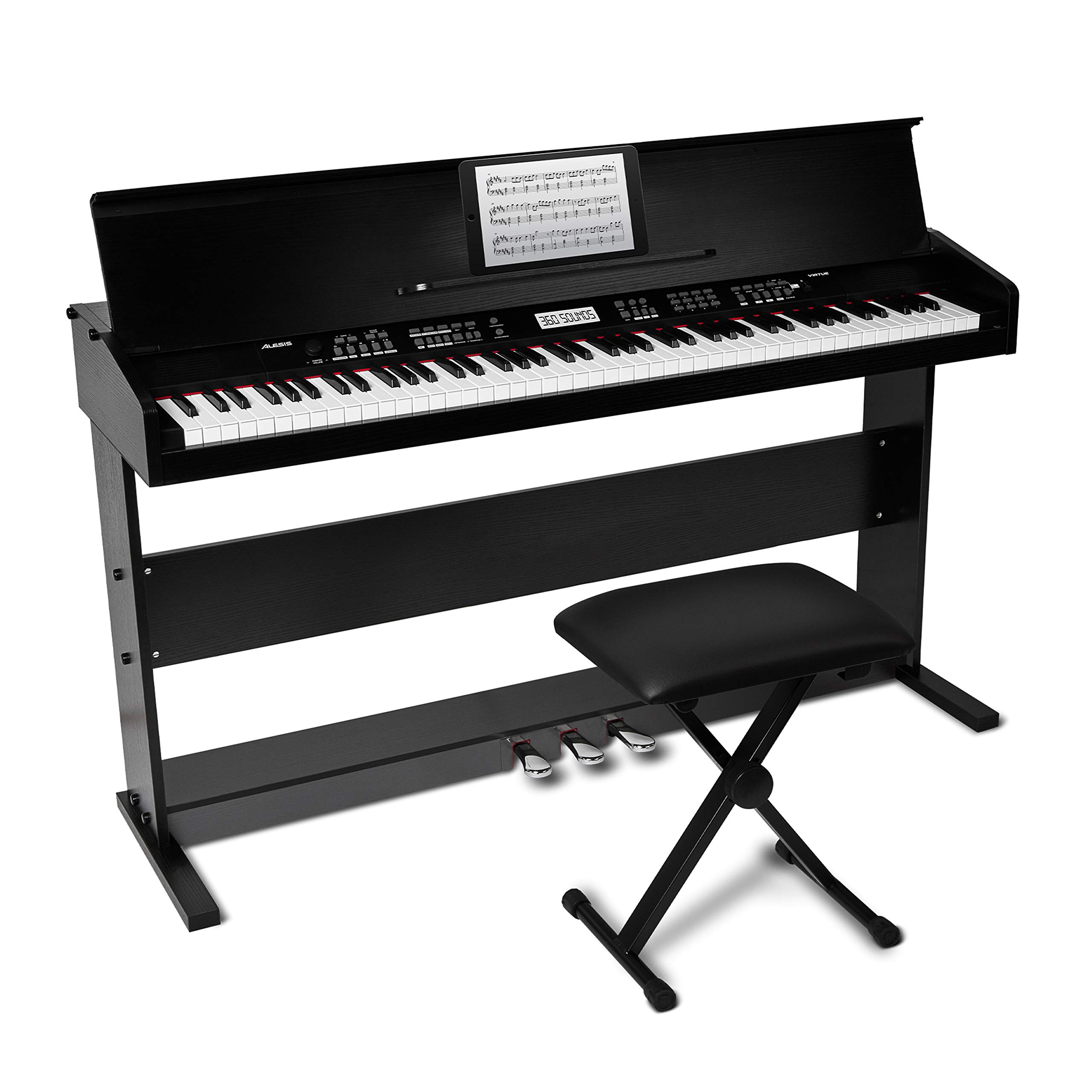 Alesis Virtue - 88-Key Beginner Digital Piano with Full...