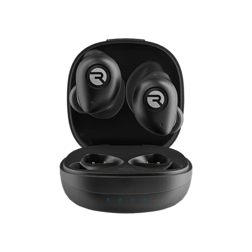Raycon Fitness Bluetooth True Wireless Earbuds with Built in Mic 54 Hours of Battery IPX 7 Waterproof and Charging Case with Talk, Text, and Play Bluetooth 5.2 Portable Sport
