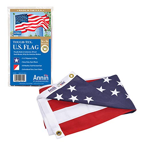 Annin Tough-Tex Woven Polyester Replacement Flag, High ...