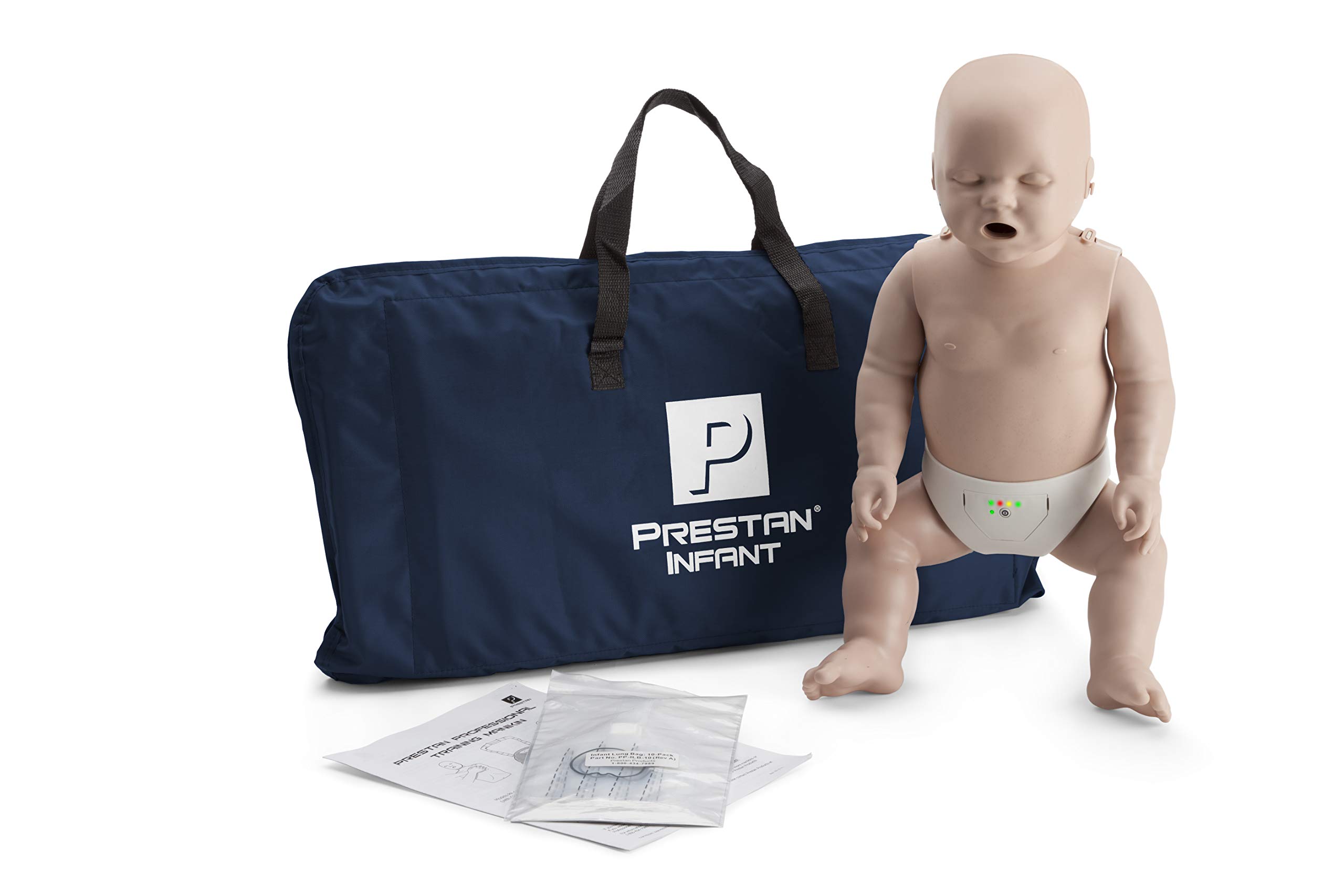 Prestan Infant CPR-AED Manikin with Rate Monitor, Medium Skin