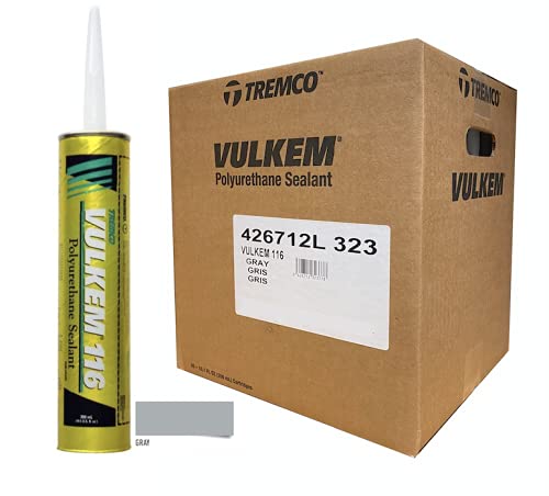 Tremko Tremco 116 Vulkem Polyurethane High-Performance Sealant, Gray (Case of 30)