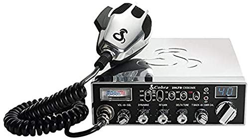 Cobra 29LTDCHR Professional CB Radio - Emergency Radio, Travel Essentials, Chrome, Talk Back, Instant Channel 9, 40 Channels, SWR Calibration