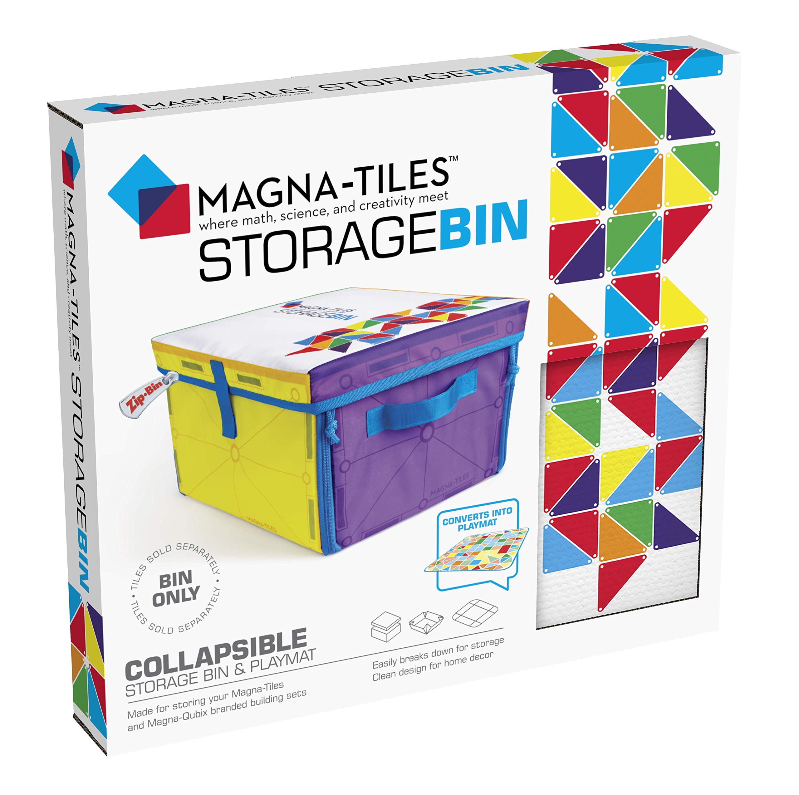 Magna Tiles Storage Bin & Interactive Play-May