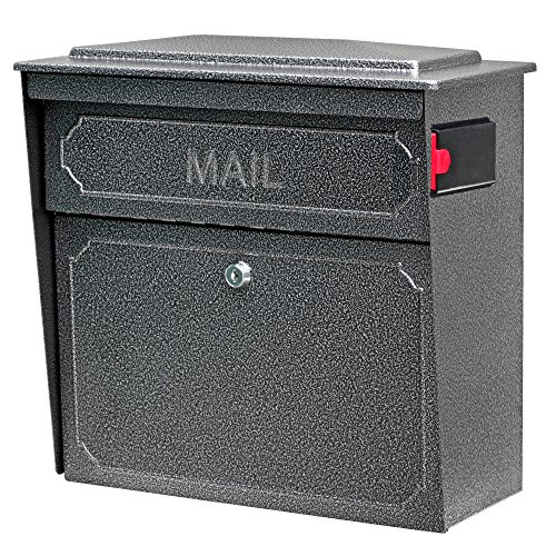 Mail Boss 7175 Townhouse Locking Security Wall Mount Mailbox, Galaxy,Medium