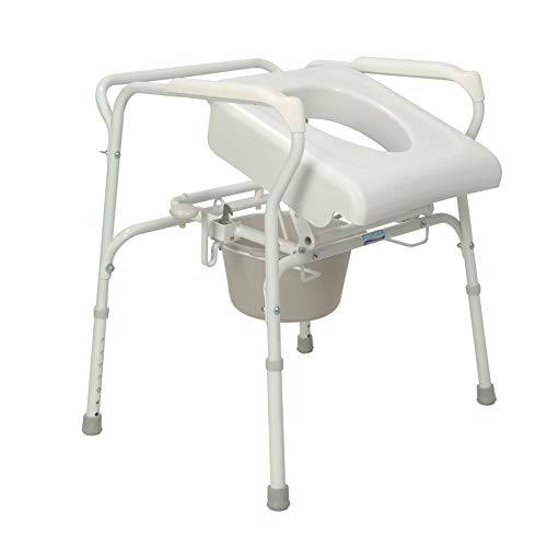 CAREX Commode Seat Riser - Toilet Lift Commode Chair Fo...