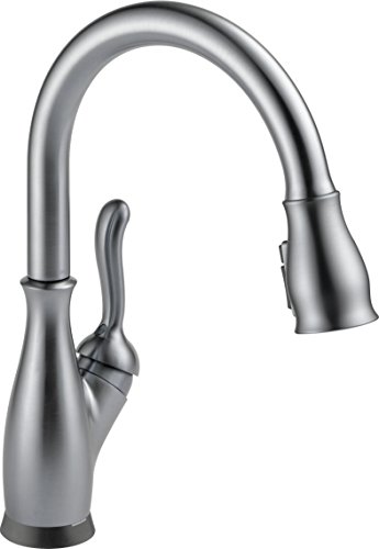 Delta Faucet Leland Single-Handle Touch Kitchen Sink Faucet with Pull Down Sprayer, Touch2O and ShieldSpray Technology, Magnetic ...