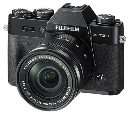 Fujifilm X-T20 Mirrorless Digital Camera w/XC16-50mmF3.5-5.6 OISII Lens - Black