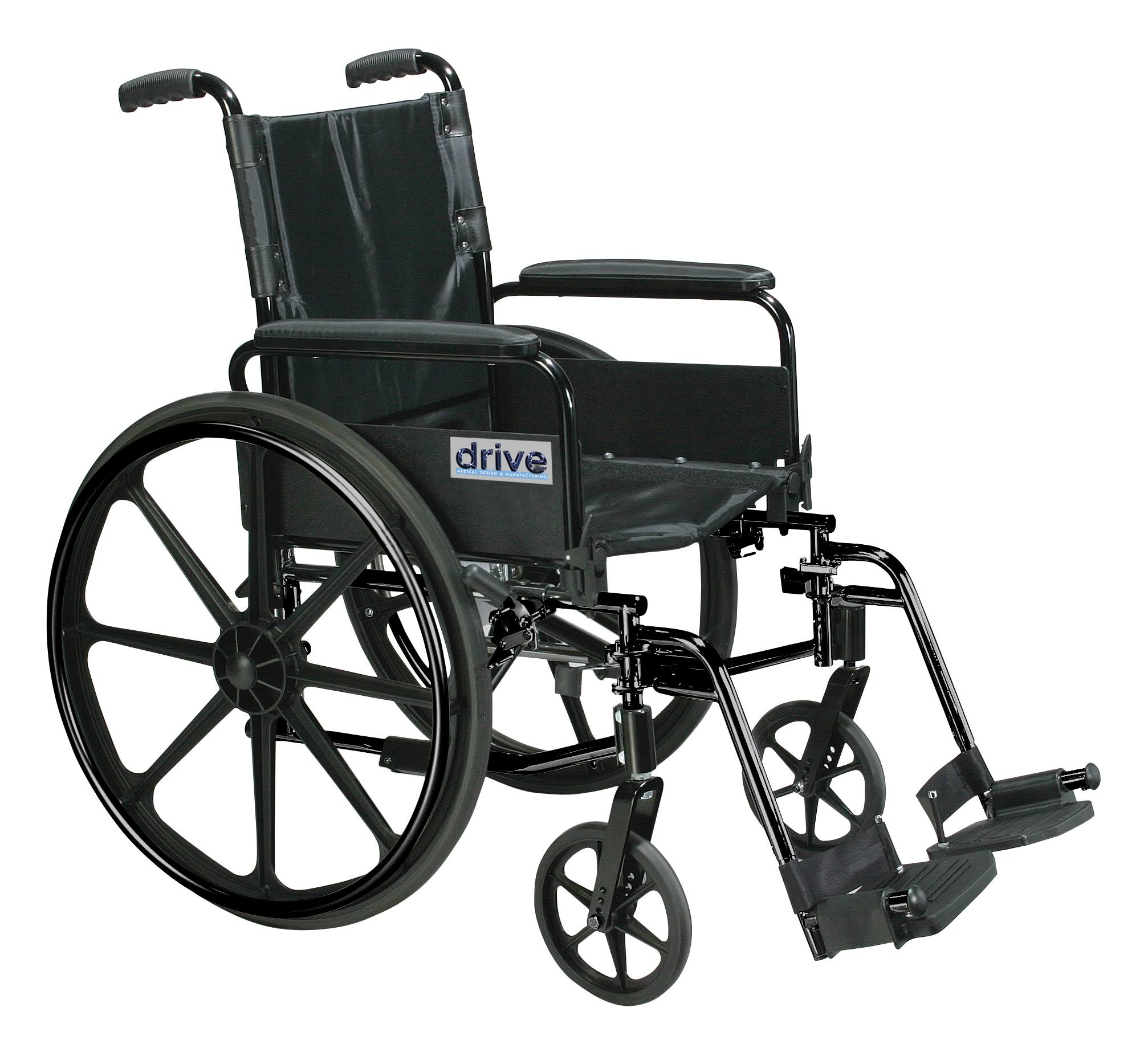 Drive Medical C420ADFASV-SF Cirrus Iv Lightweight Dual Axle Wheelchair With Adjustable Arms, Silver Vein