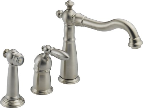 Delta Faucet Victorian Single-Handle Kitchen Sink Fauce...