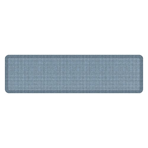 NewLife by GelPro Anti-Fatigue Designer Comfort Kitchen Floor Mat, 20x72", Tweed Hydrangea Stain Resistant Surface with 3/4? Thick Ergo-foam Core for Health and Wellness