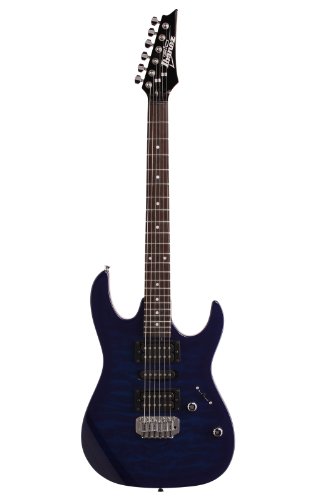 Ibanez 6 String Solid-Body Electric Guitar, Right, Blue...