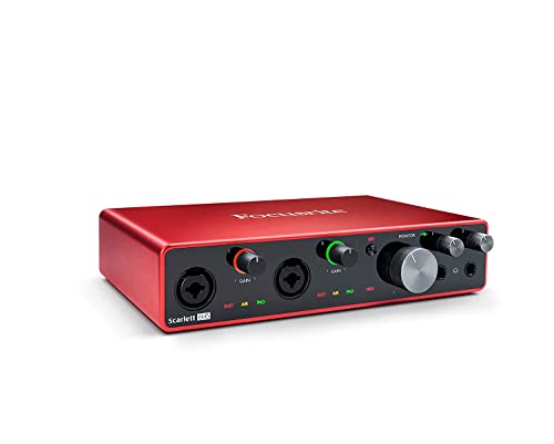 Focusrite Scarlett 8i6 3rd Gen USB Audio Interface, for Producers, Musicians, Bands, Content Creators - High-Fidelity, Studio Quality Recording, and All the Software You Need to Record
