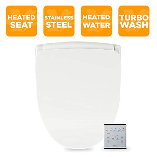 BioBidet Slim Two Smart Toilet Seat in Elongated White ...