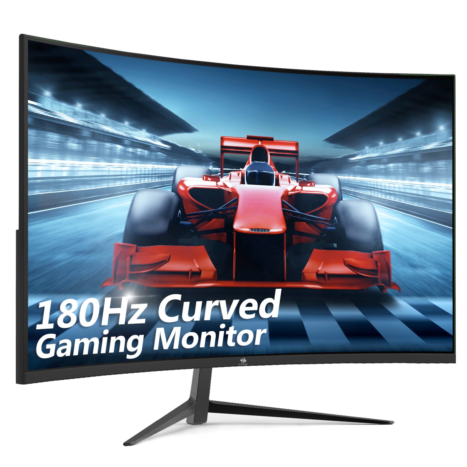 Z Z-Edge Z-Edge UG24 24-inch Curved Gaming Monitor 180Hz Refresh Rate, 1ms MPRT, FHD 1080 Gaming Monitor, R1650 Curved, AMD Freesync Premium Display