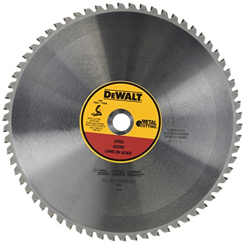 DEWALT 14-Inch Metal Cutting Blade, Ferrous Metal Cutting, 66-Tooth (DWA7747)