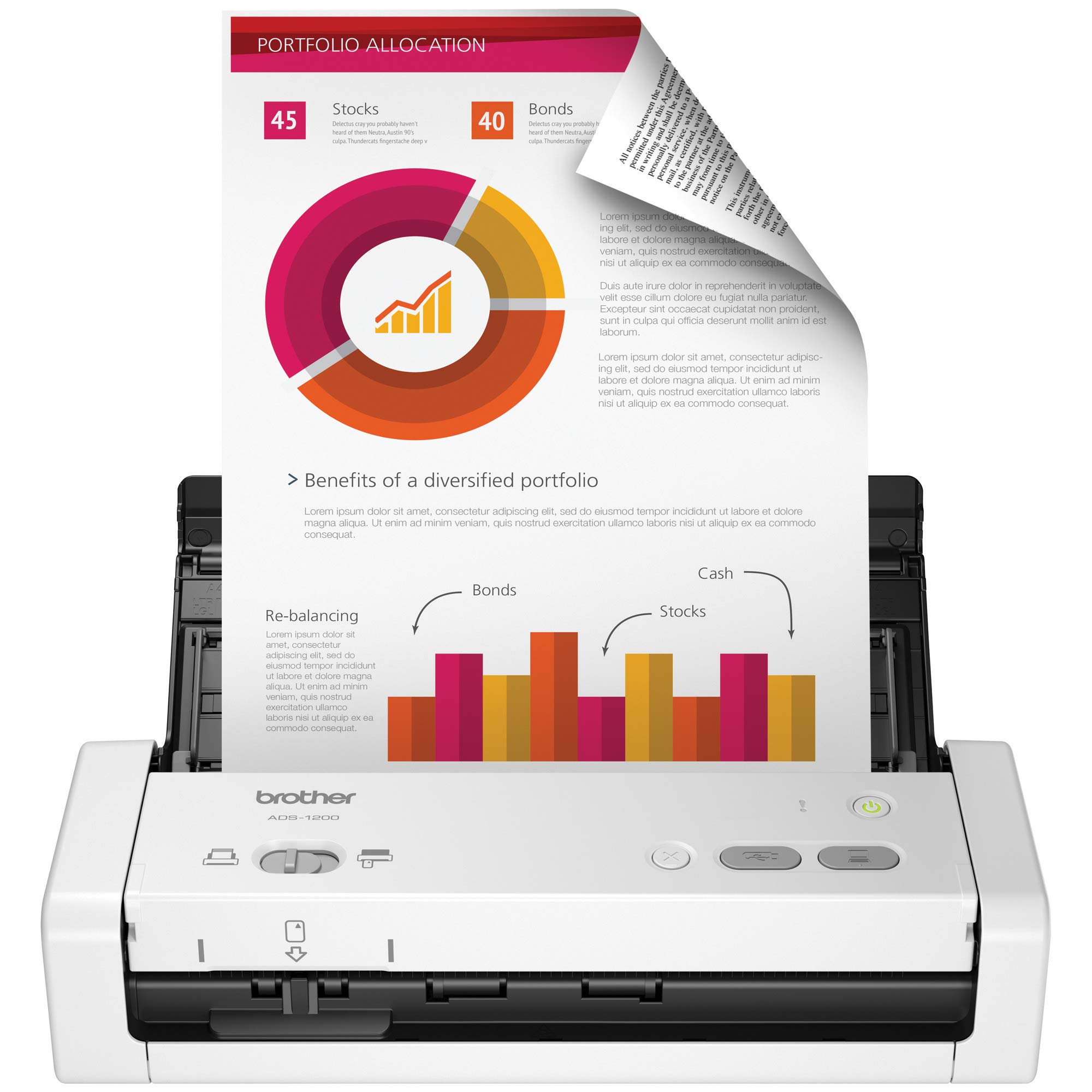 Brother Easy-to-Use Compact Desktop Scanner