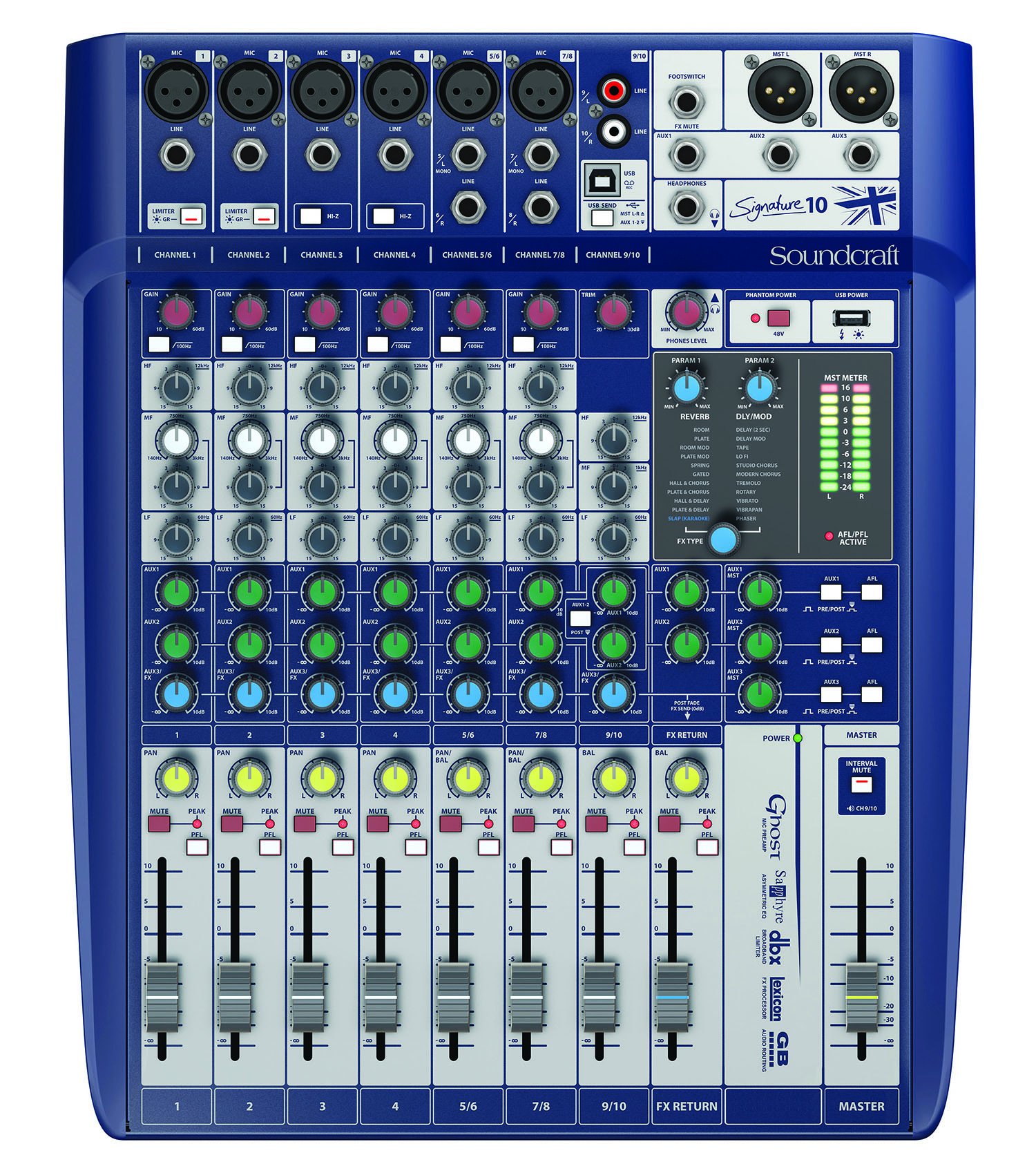 Soundcraft Signature 10 Analog 10-Channel Mixer with On...