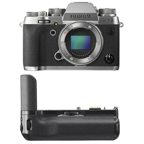 Fujifilm X-T2MirrorlessDigitalCameraBody-GraphiteSilverw/VerticalPowerBoosterGrip