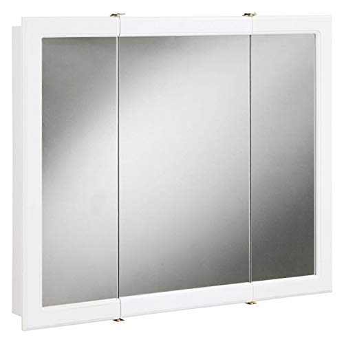 Design House 531434 Concord Mirrored Medicine Cabinet, White, 30