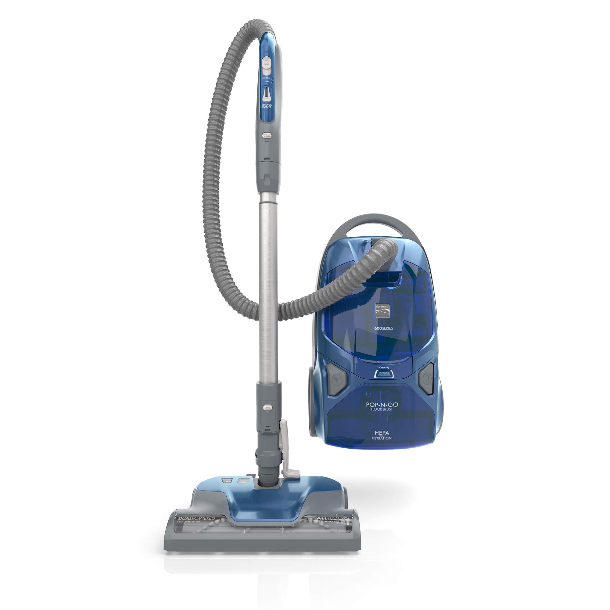 Cleva Kenmore Bggd Canister Vac Blue