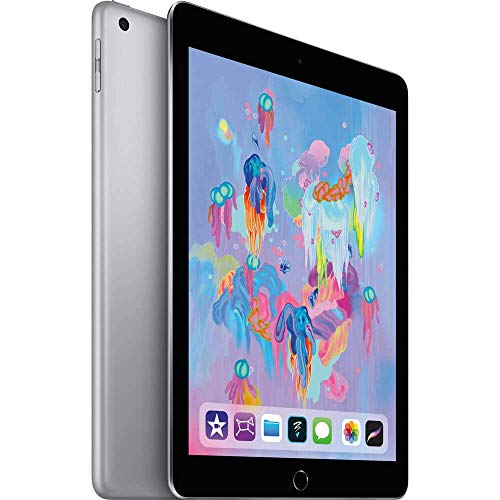 Apple iPad with WiFi, 128GB, Space Gray (2018 Model) (R...