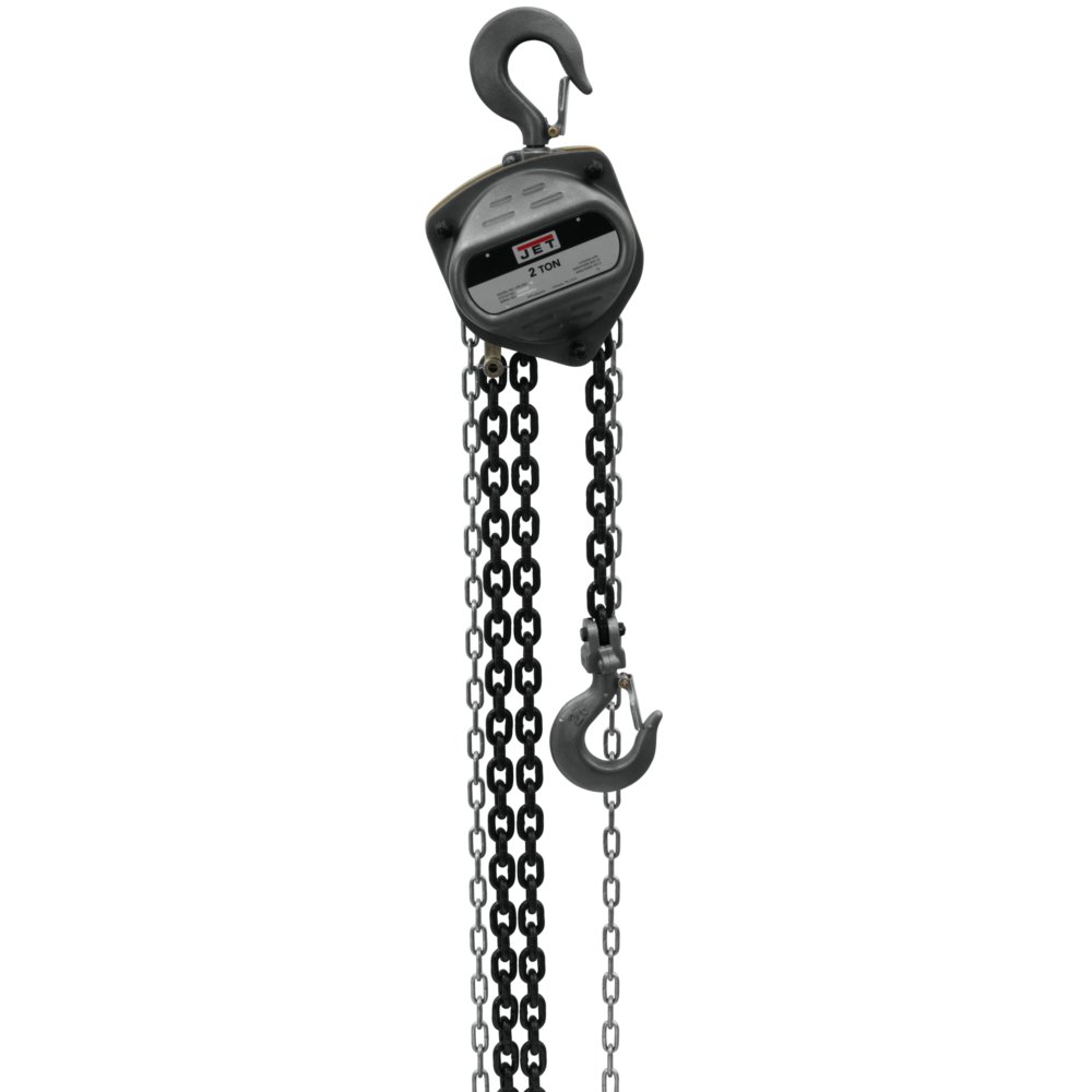 JET S90-200-10, 2-Ton Hand Chain Hoist with 10' Lift (1...