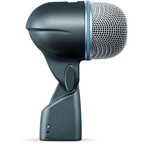 Shure BETA52A Super Cardioid Dynamic Kick Drum Microphone with High Output Neodymium Element, Silver