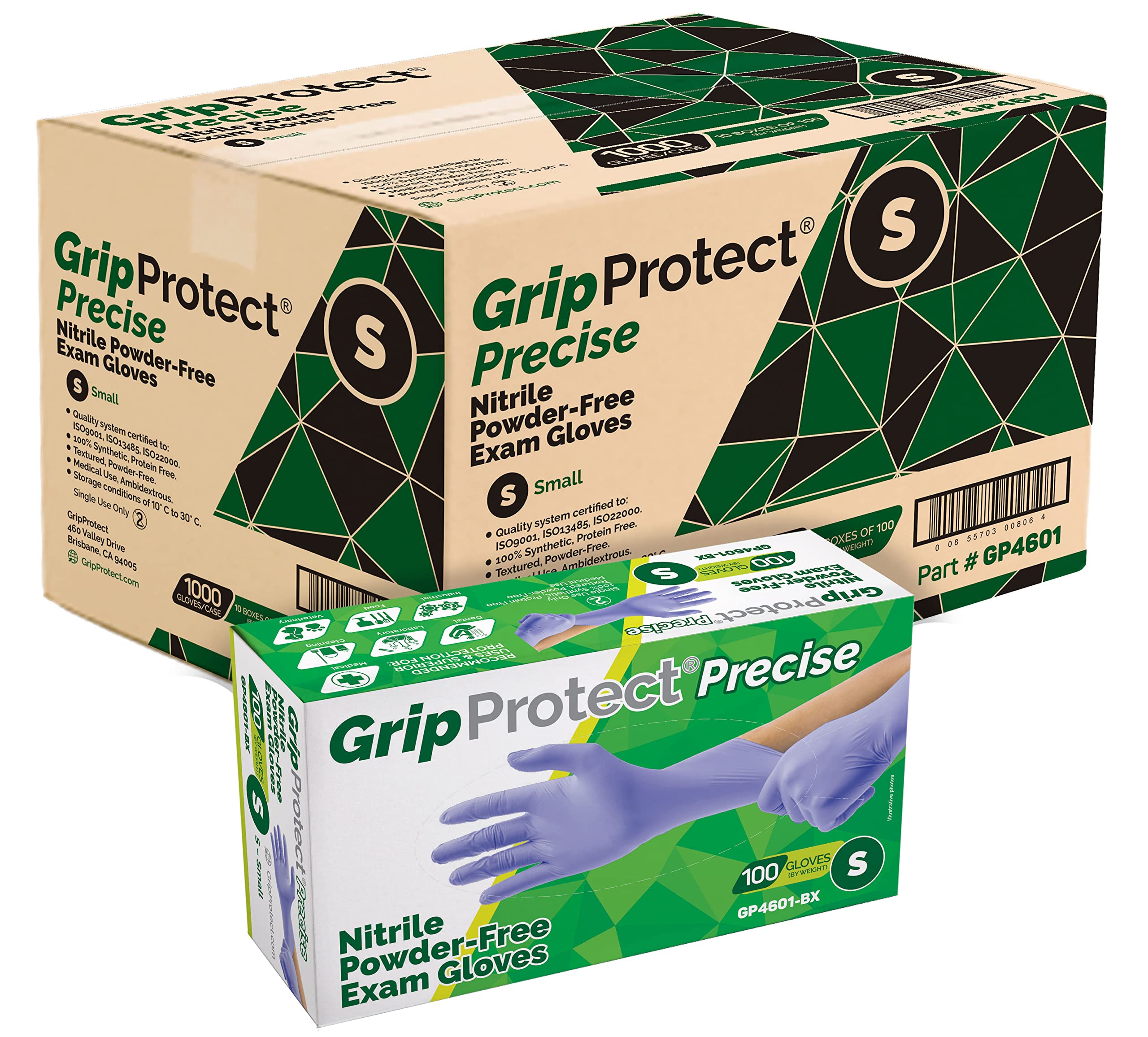 GripProtect Precise Nitrile Exam Gloves, Fentanyl Resistant, Chemo-Rated