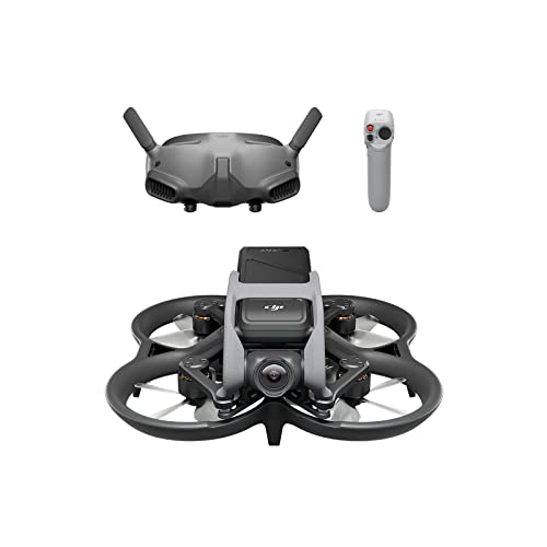 DJI Avata Pro-View Combo ( Goggles 2) - First-Person View Drone UAV Quadcopter with 4K Stabilized Video, Super-Wide 155° FOV, Built-in Propeller Guard, HD Low-Latency Transmission