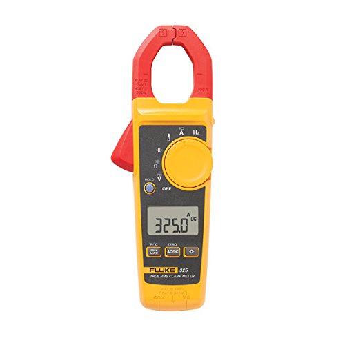 Fluke 325 TRMS Clamp Meter, 400 A, with resistance, capacitance, and frequency