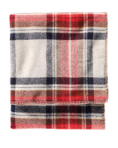 Pendleton - Eco-Wise Washable Wool Blanket, Vintage Dress Stewart, Twin