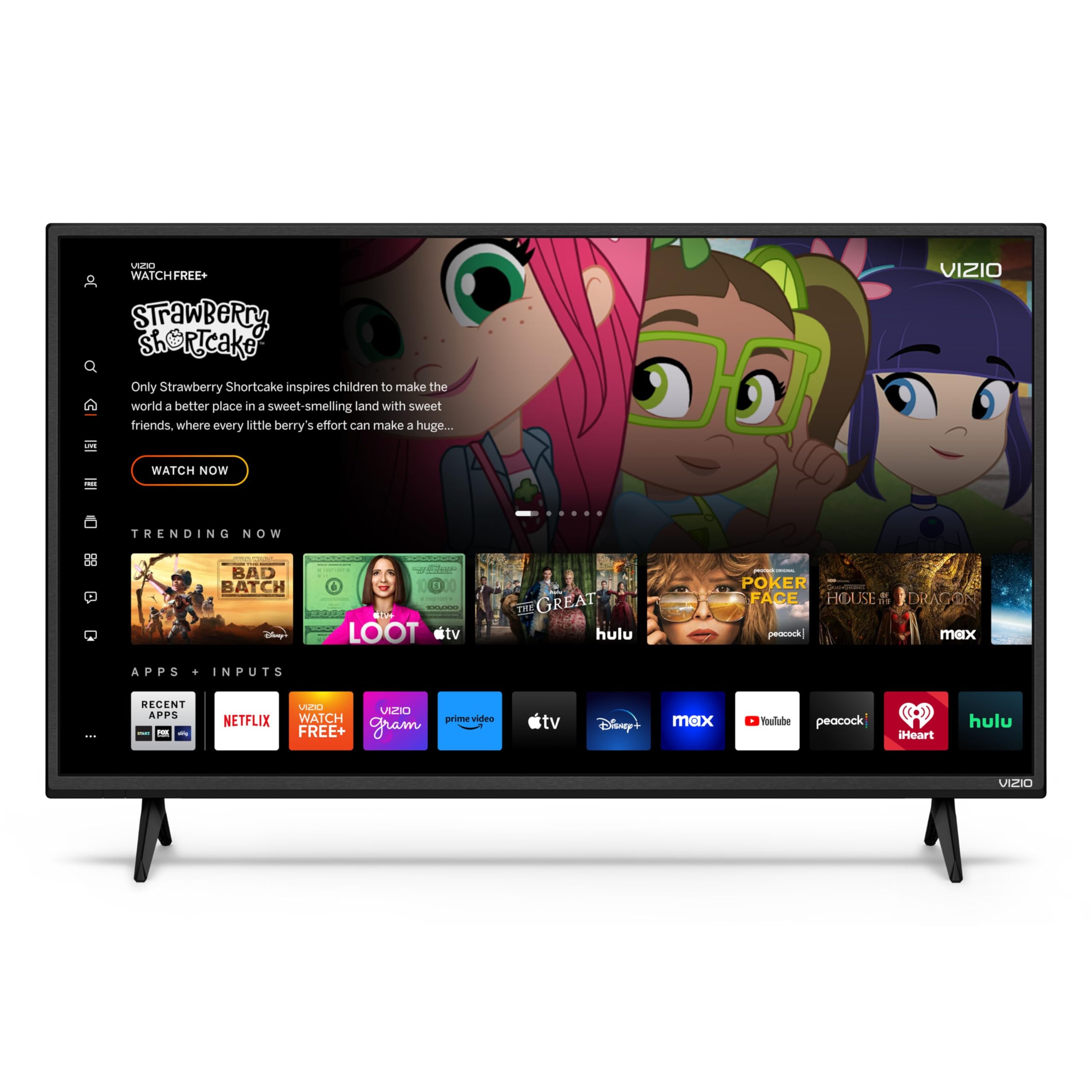 VIZIO 32 inch D-Series HD 720p Smart TV with Apple AirPlay and Chromecast Built-in, Alexa Compatibility, D32h-J, 2022 Model