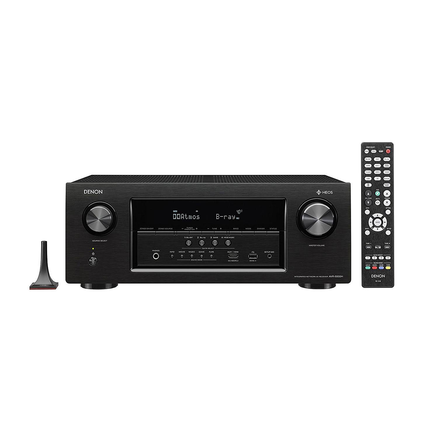 Denon AVRS930H 7.2 Channel AV Receiver with Built-in HEOS wireless technology
