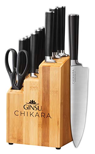 Ginsu Gourmet Chikara Series Forged 12-Piece Japanese S...