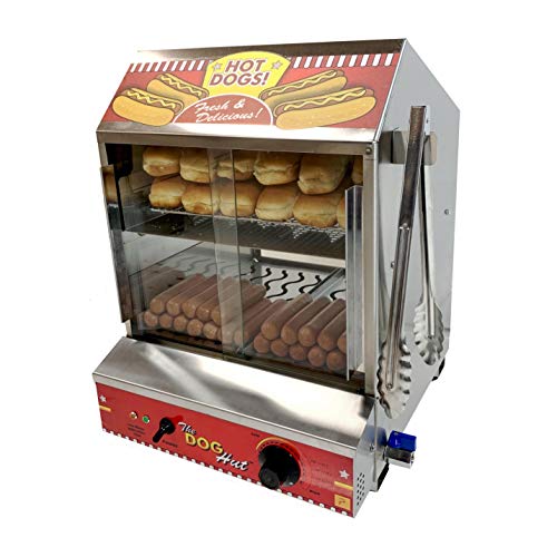 Paragon 8020 Hot Dog Hut Steamer Merchandiser for Professional Concessionaires Requiring Commercial Quality & Construction
