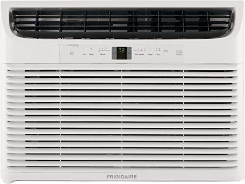 Frigidaire Energy Star 18,000 BTU 230V Window-Mounted Median Air Conditioner with Full-Function Remote Control, White