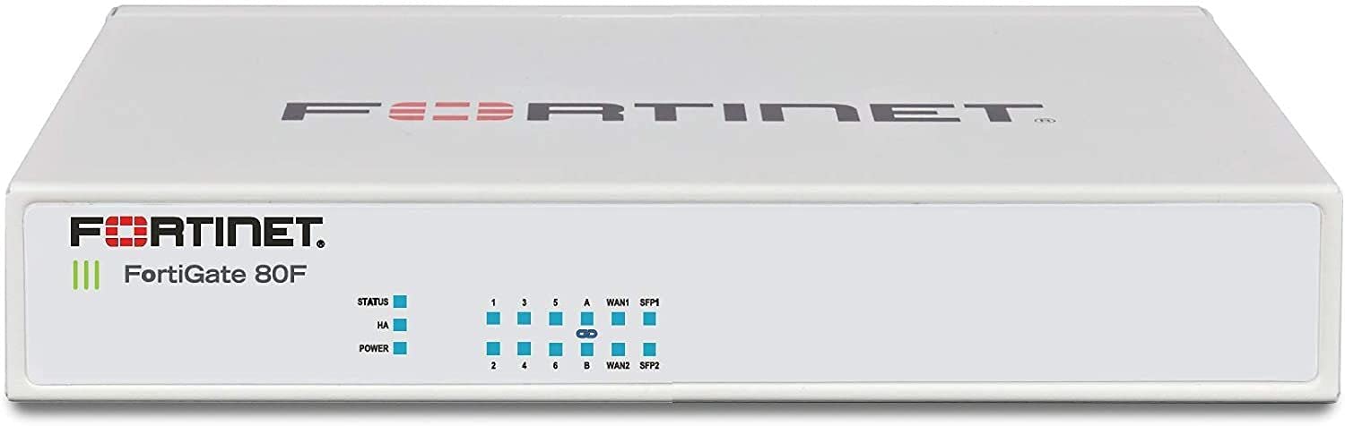 Fortinet, Inc Fortinet FortiGate 80F | 10 Gbps Firewall Throughput | 900 Mbps Threat Protection