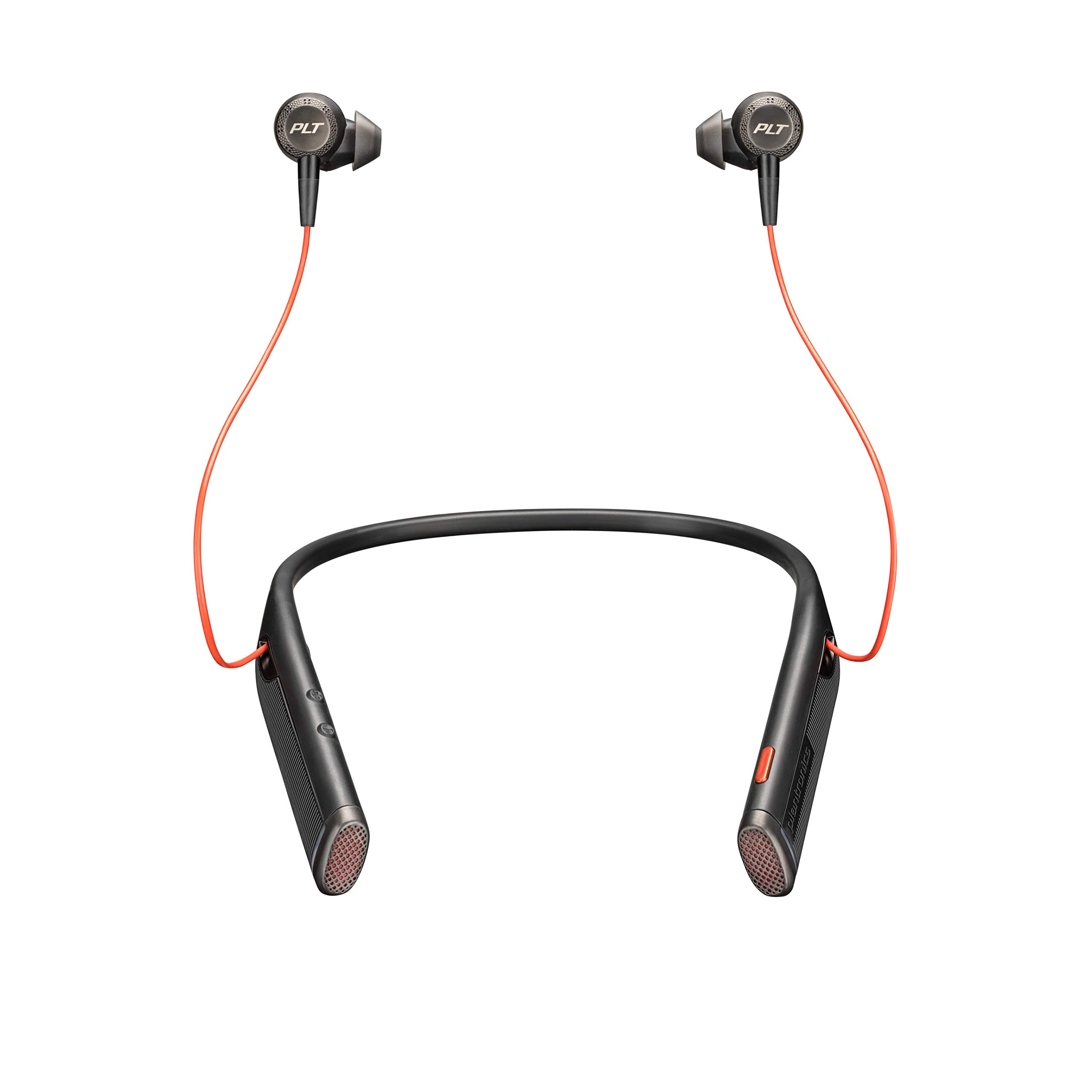  Poly (Plantronics + Polycom) Poly Voyager 6200 UC - Bluetooth Dual-Ear (Stereo)Earbuds Neckband Headset - USB-A Compatible to connect to your PC Mac - Works with Teams, Zoom & more - Active Noise...