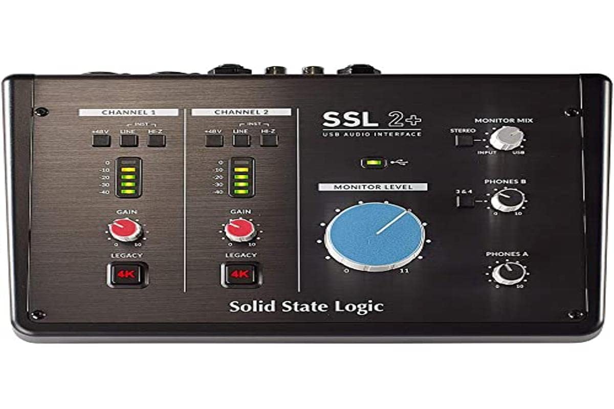 SSL 2+ 2-In/4-Out USB-C Audio Interface