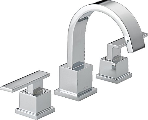 Delta Faucet Vero Widespread Bathroom Faucet Chrome, Ba...