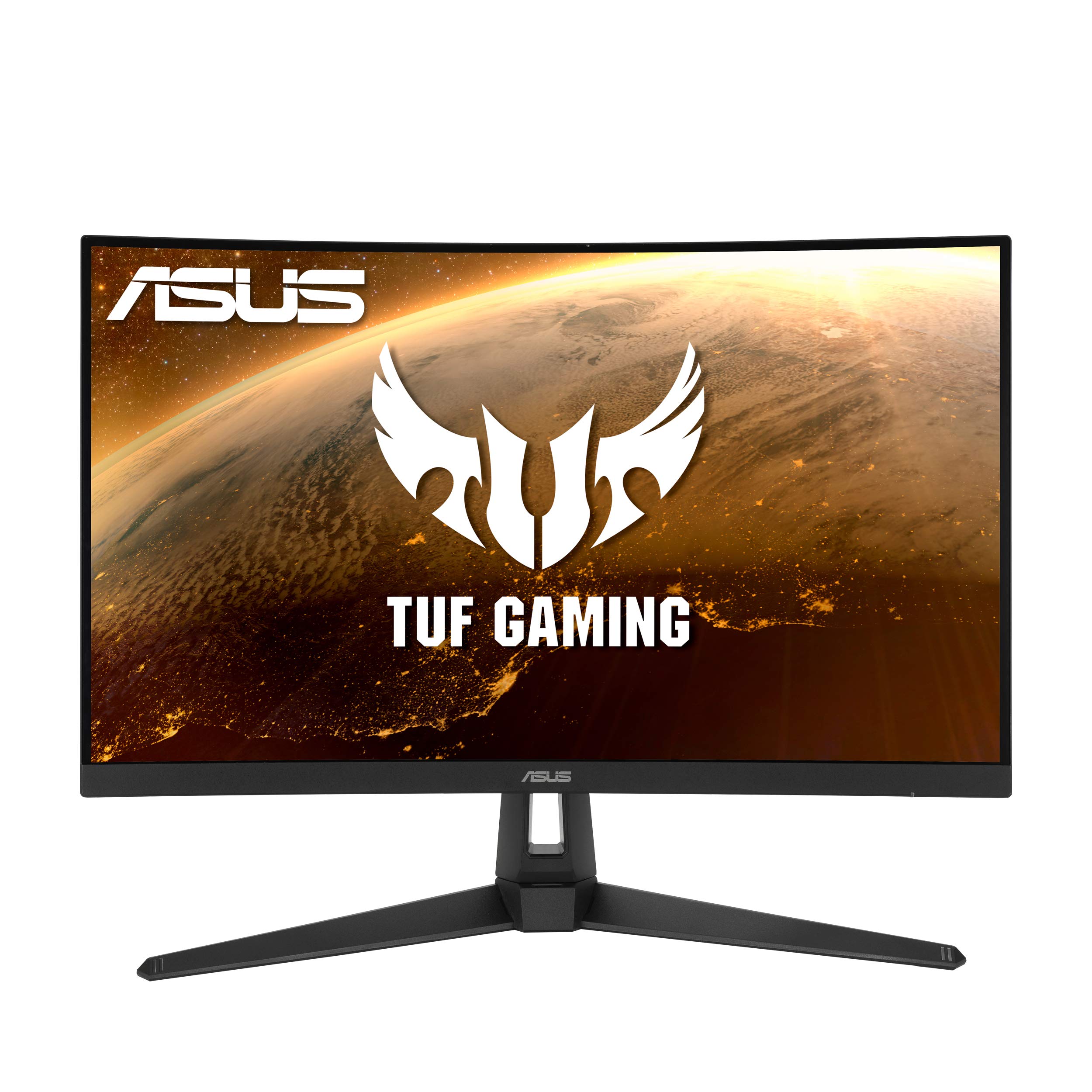 Asus TUF Gaming VG27VH1B 27” Curved Monitor, 1080P Full...